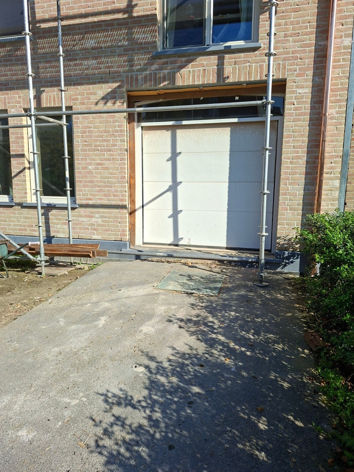 Electrische garagepoort, Ophalen