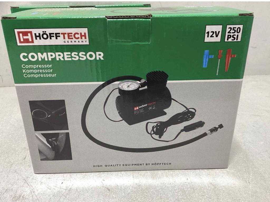 Hofftech 12V Luchtcompressor 250 psi, Caravanes & Camping, Pompes à air, Enlèvement, Comme neuf