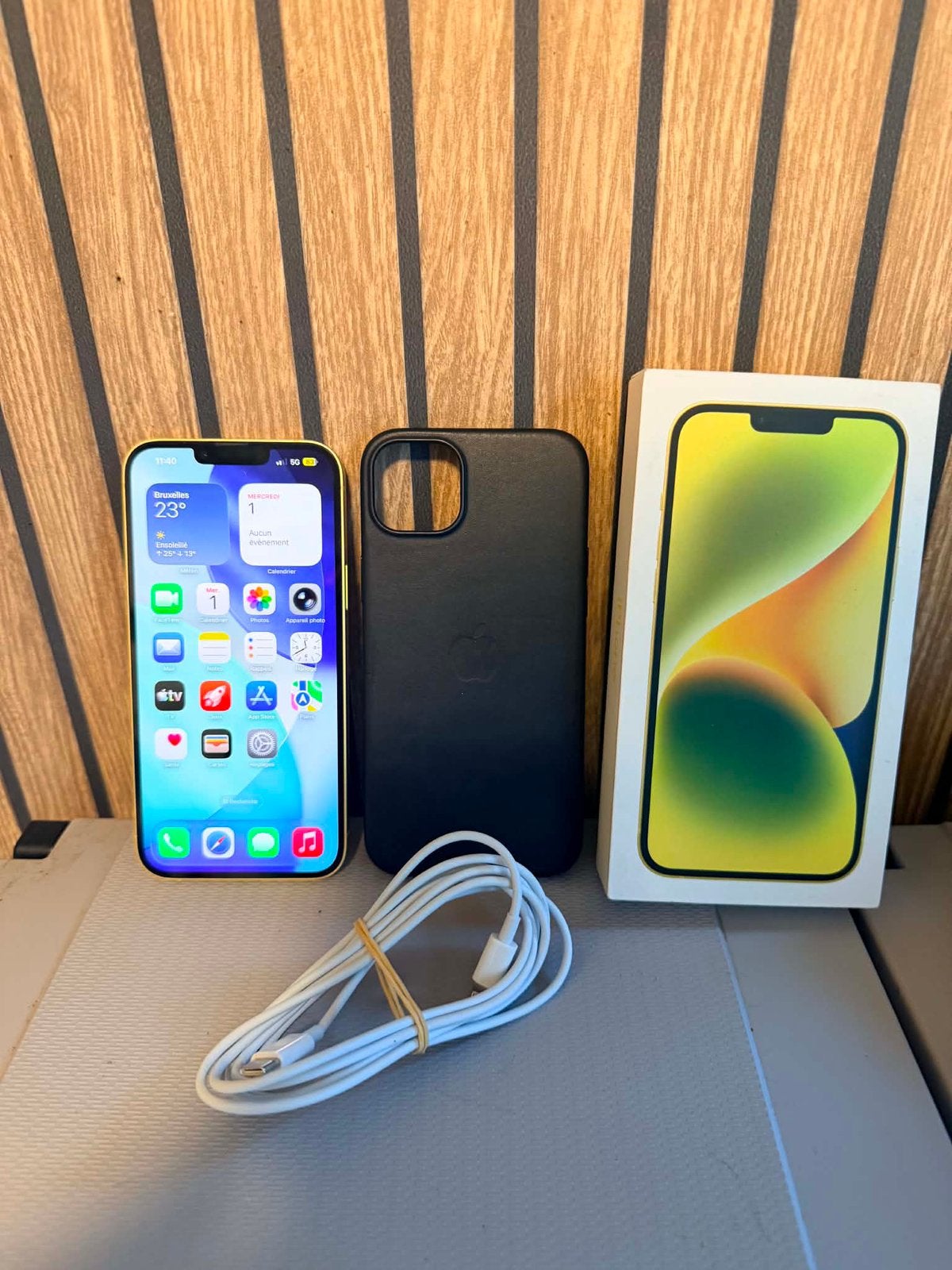 Vend/echange iPhone 14 Plus 128gb/83% batterie boite coque, Enlèvement ou Envoi, Utilisé