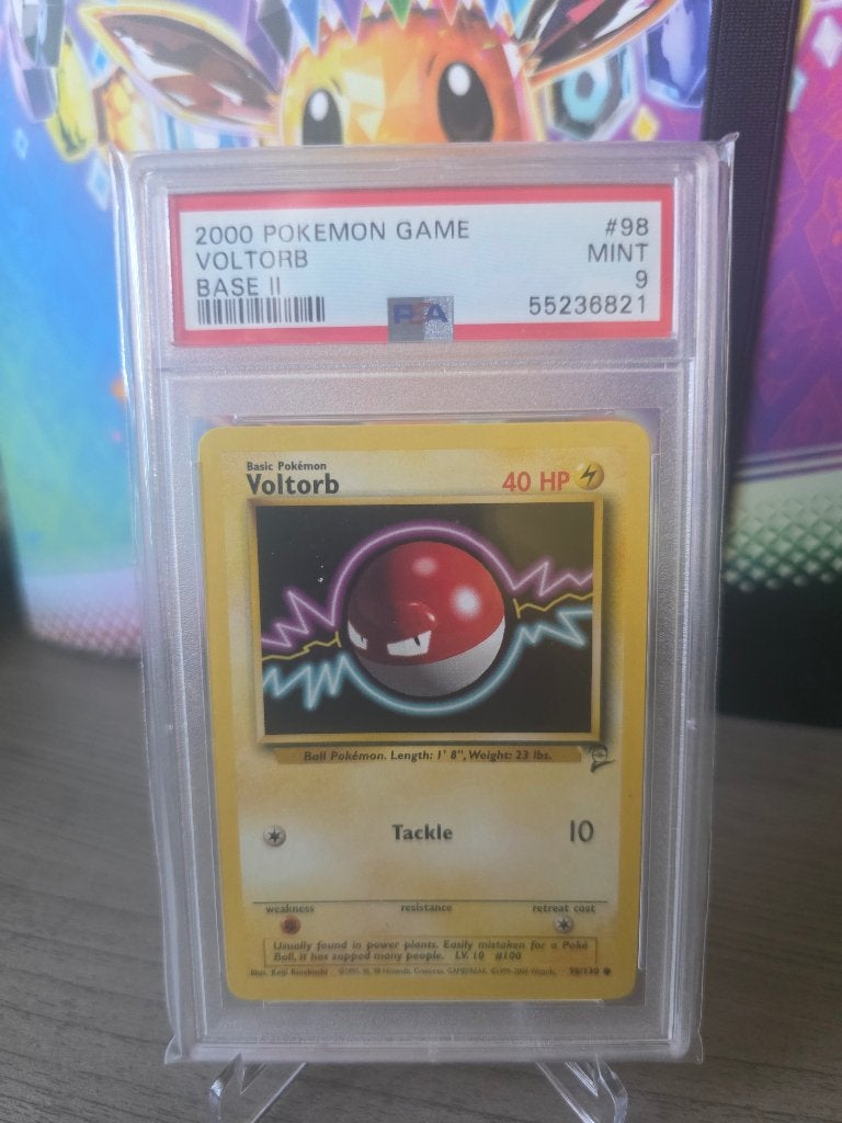 Voltorb Base Set 2 PSA 9, Ophalen of Verzenden, Nieuw, Losse kaart