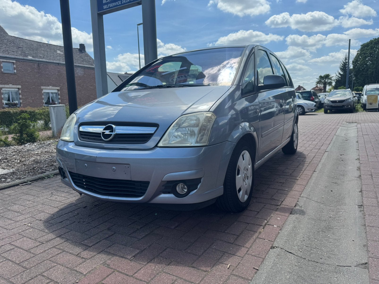 Opel Meriva 1.4 - BENZINE - AIRCO - 57.700km - 2008, Voorwielaandrijving, Stof, Zwart, Bedrijf