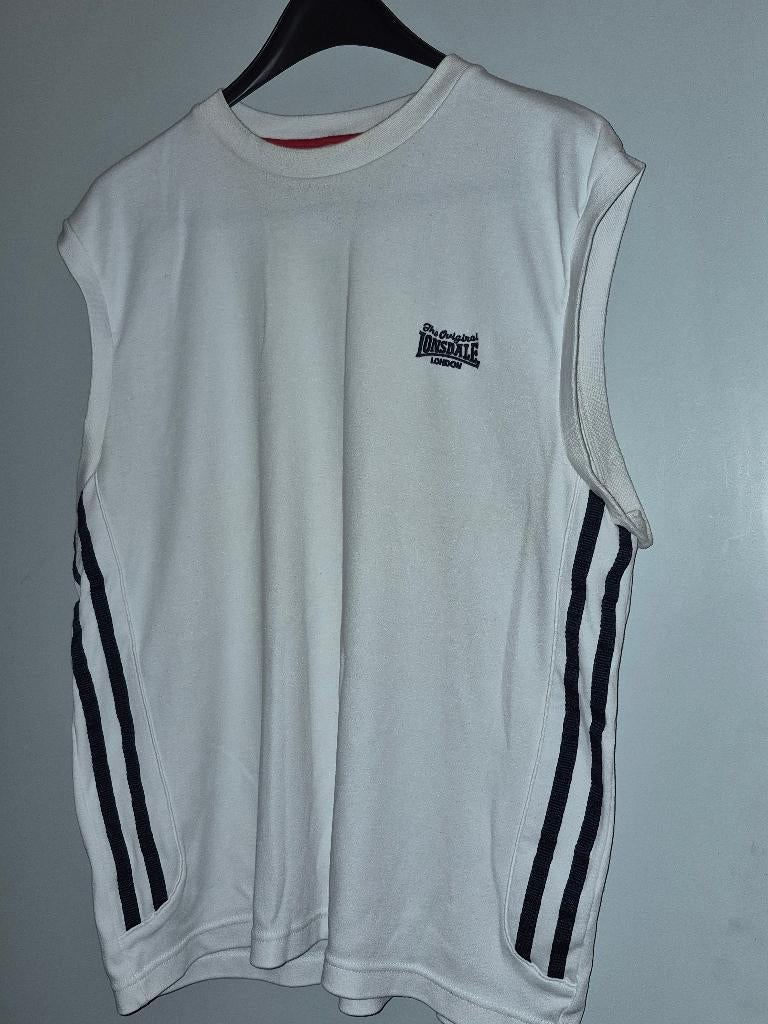 The Original Lonsdale mouwloze blouse voor heren, maat L, Kleding | Heren, Maat 52/54 (L), Wit, Ophalen of Verzenden, Zo goed als nieuw