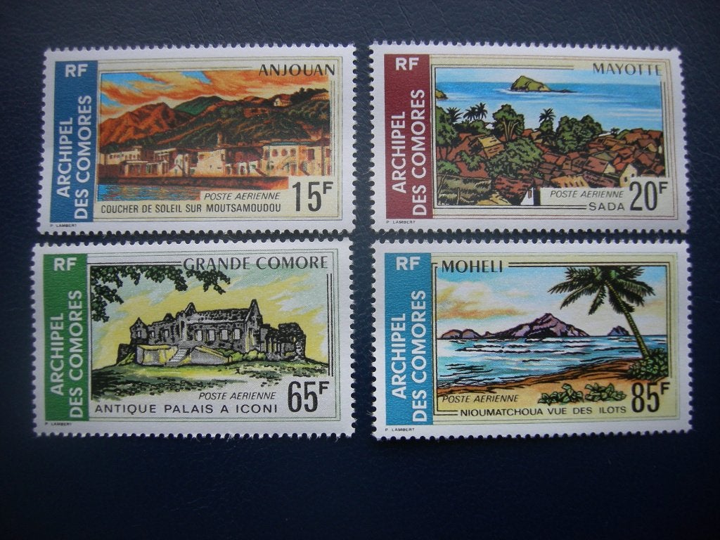 Comoren, Yvert 32/5, versheid van de post., Postzegels en Munten, Verzenden, Overige landen, Postfris