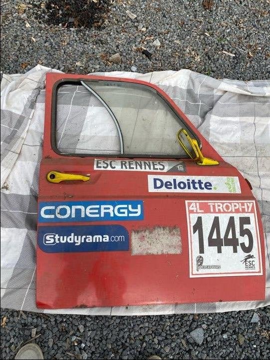 Renault 4 r4 4l - Porte -2 rode auto voorouder onderdeel, Ophalen, Gebruikt, Renault, Deur