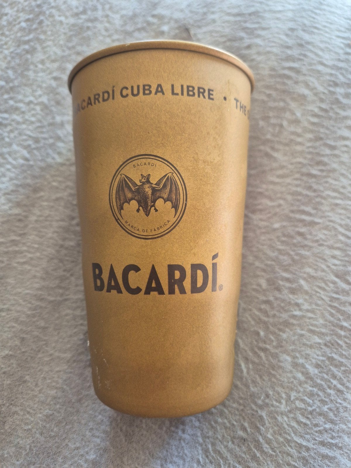 bacardi metalen beker, Verzenden