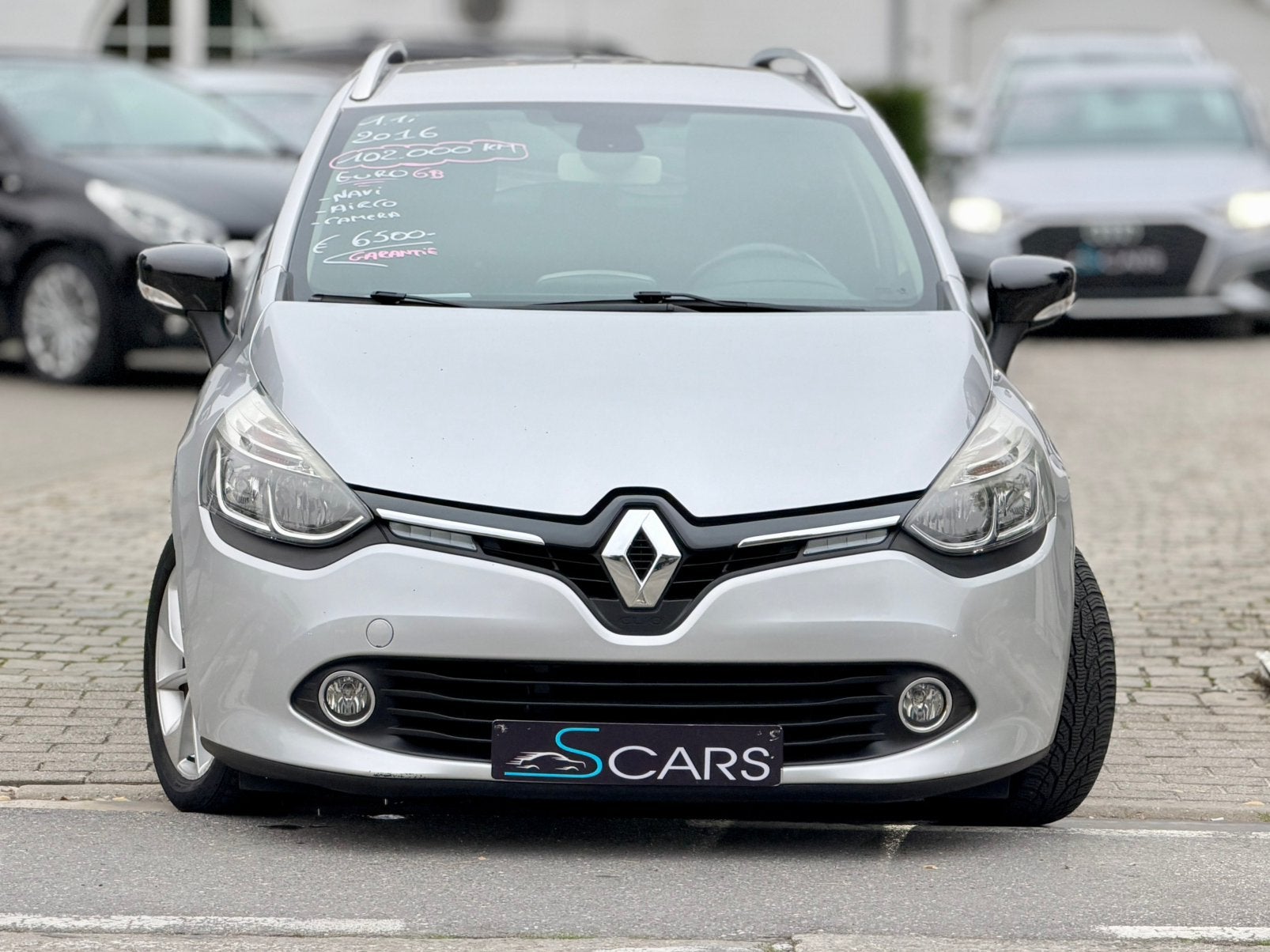 Renault Clio Tour 1.1i ** 2016 ** 102.000 km ** Camera **, Autos, Argent ou Gris, Achat, Euro 6, Entreprise
