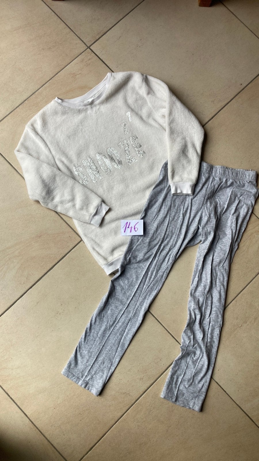 H&M Meisjes Pyjama maat 146, Kinderen en Baby's, Ophalen, Gebruikt, Meisje, Nacht- of Onderkleding