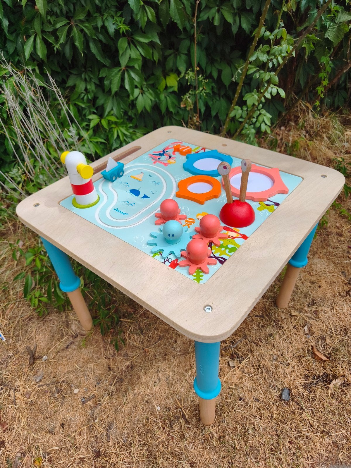 Table d'activités Janod, Ophalen, Gebruikt