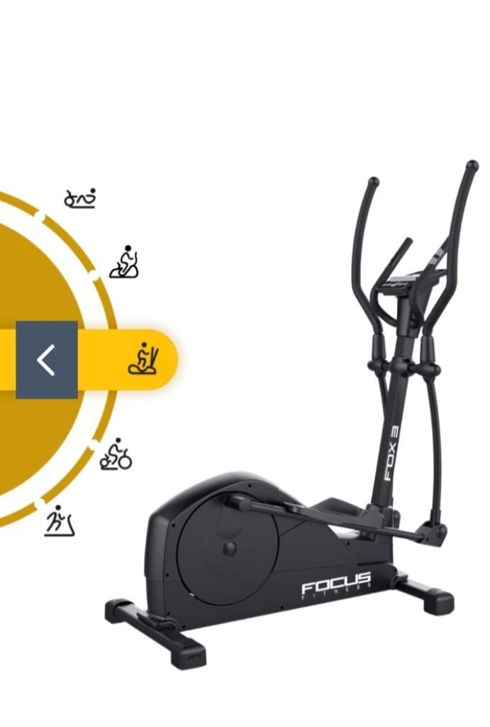 Focus Fitness Fox 3 iPlus, Sport en Fitness, Ophalen, Zo goed als nieuw, Kunststof, Crosstrainer
