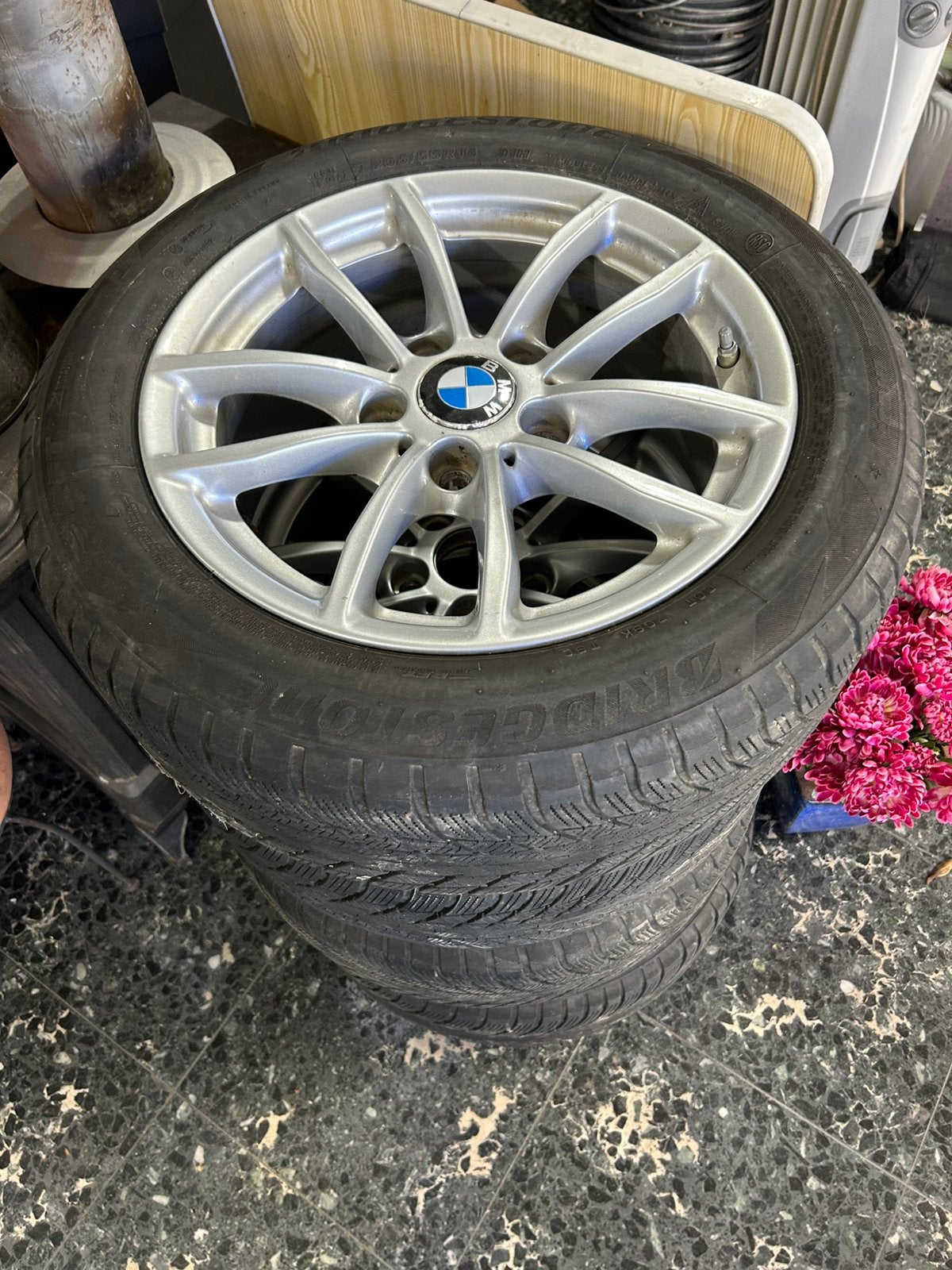 Bmw Aluminium winterbanden, Auto-onderdelen, Banden en Velgen, Ophalen of Verzenden, Winterbanden, Band(en)