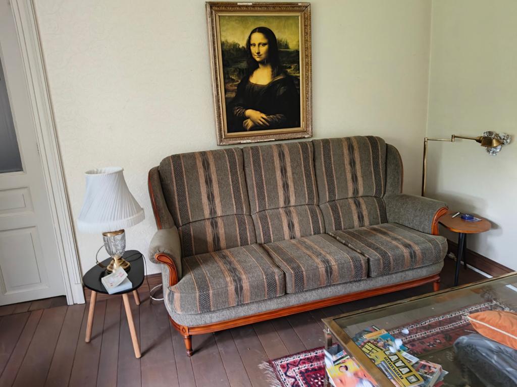 Stoffen zetel driezits -geen geur - geen gebruikssporen, Ophalen