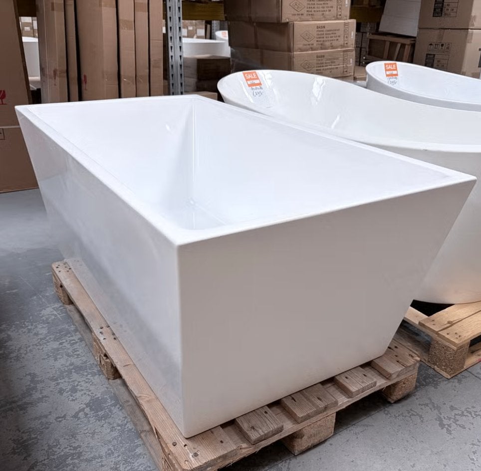 SALE bad rechthoekig bad 150 x 80 x 60 nr425, Ophalen of Verzenden, Nieuw, Wit