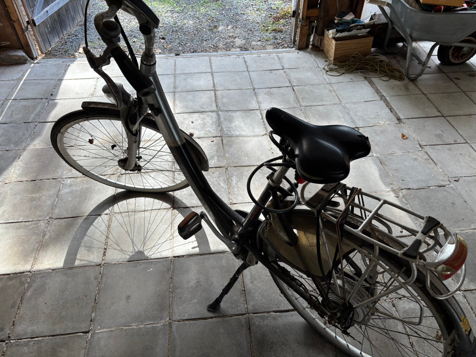 Oude elektrische fiets voor stukken of opmaak, Enlèvement, Utilisé, Batavus
