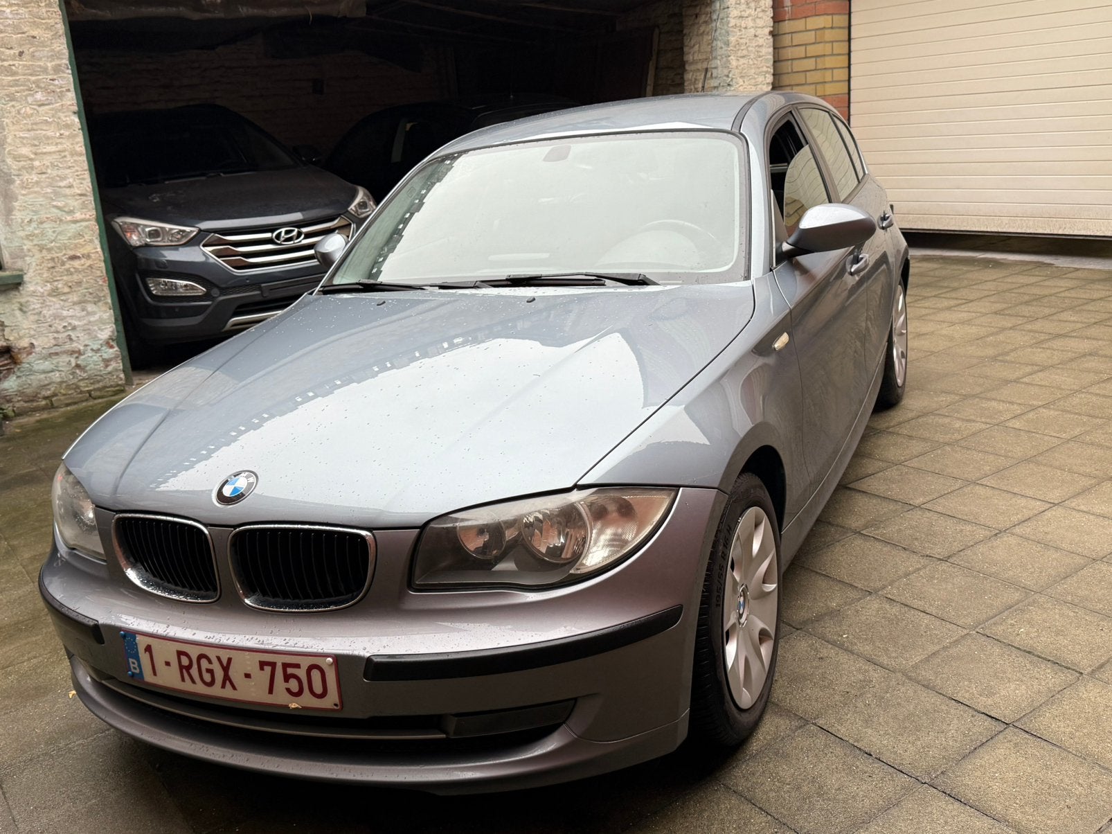 BMW 116i Essence 1.6i Essence Euro4 4/2007 Clim Gps Cruise, Autos, Argent ou Gris, Achat, Entreprise, 5 portes