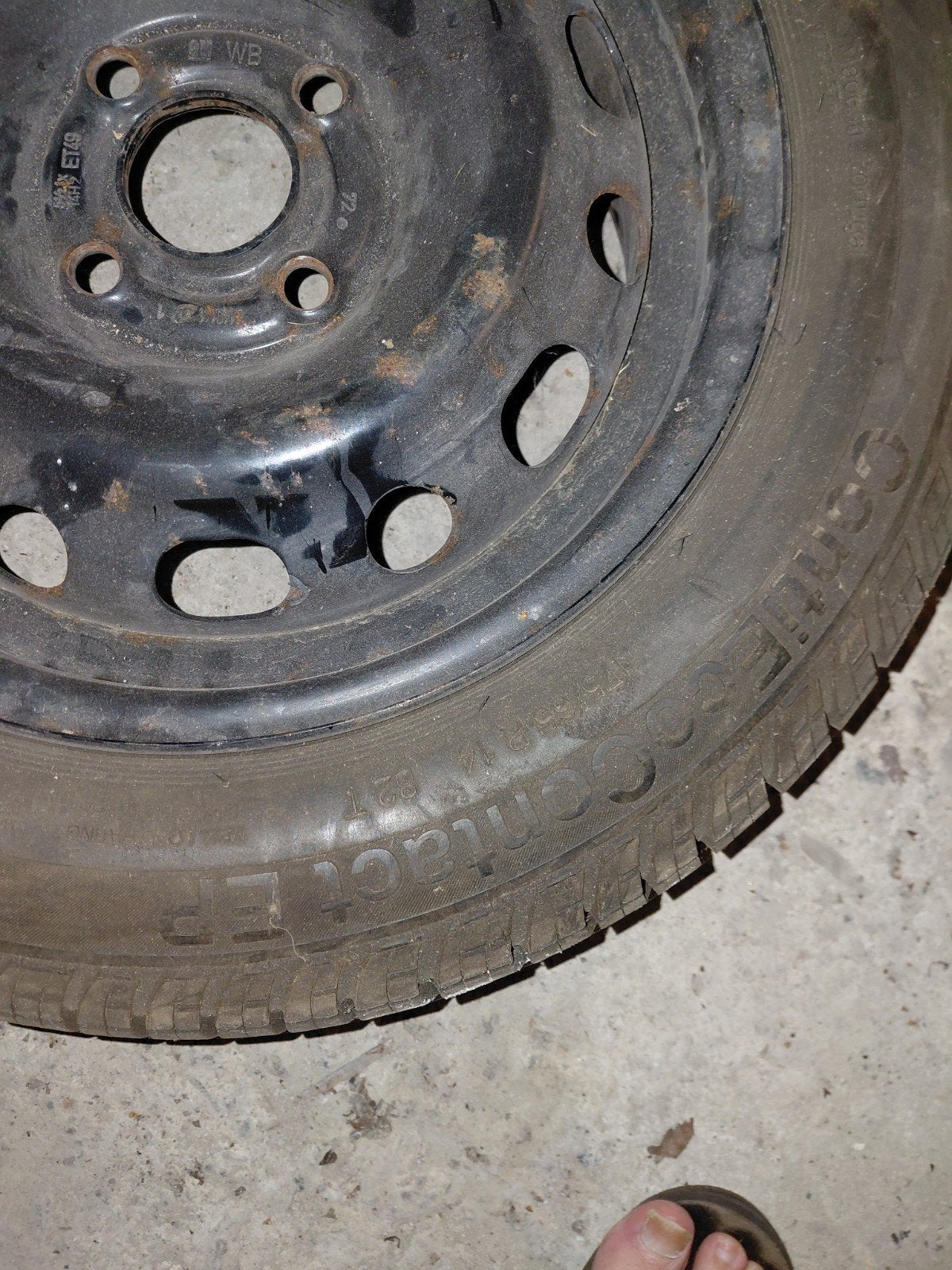 Reservewiel 14 inch 4 x100.continental 175 65 14, Auto-onderdelen, Banden en Velgen, Ophalen, 14 inch