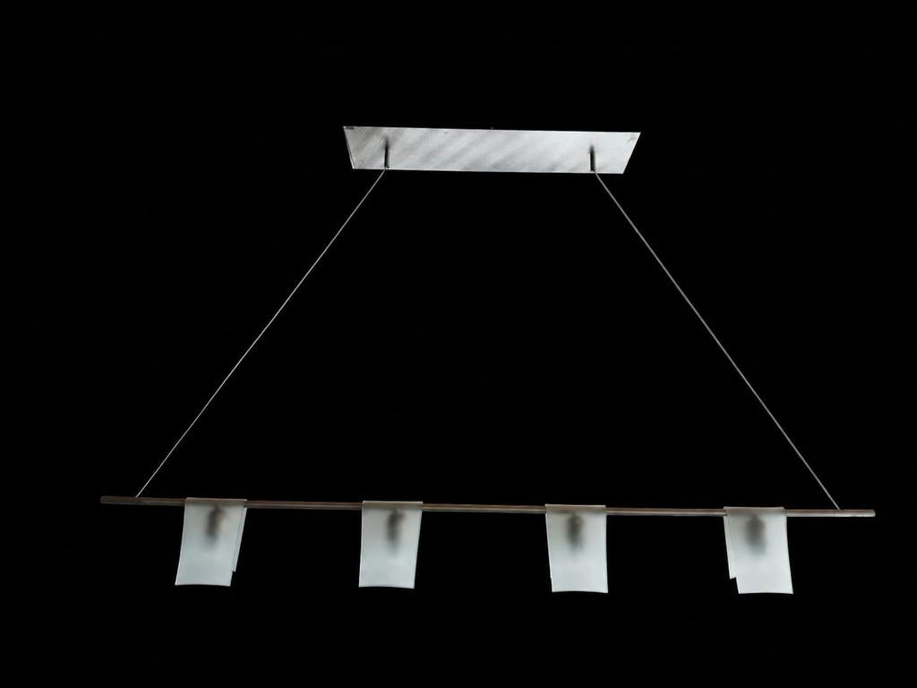 Plafondlamp, Huis en Inrichting, Ophalen, Zo goed als nieuw, Glas, Modern