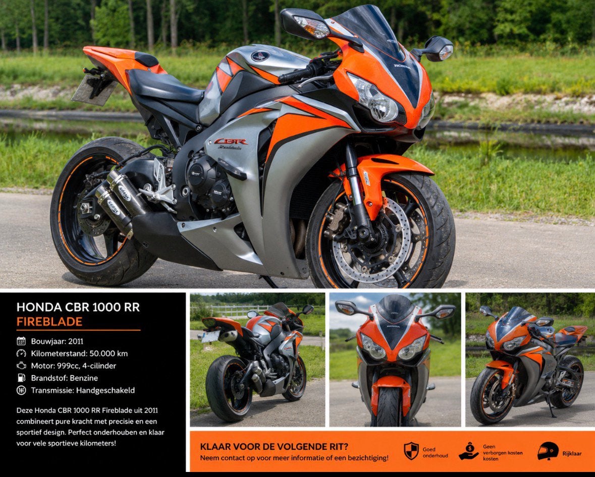 Honda cbr fireblade 1000rr, Motoren, Motoren | Honda, Sport, Particulier, Meer dan 35 kW, 1000 cc