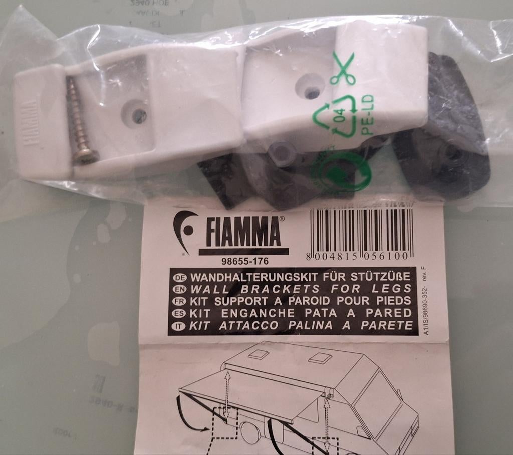 Fiamma wall bracketsfor legs, Caravanes & Camping, Camping-car Accessoires, Enlèvement
