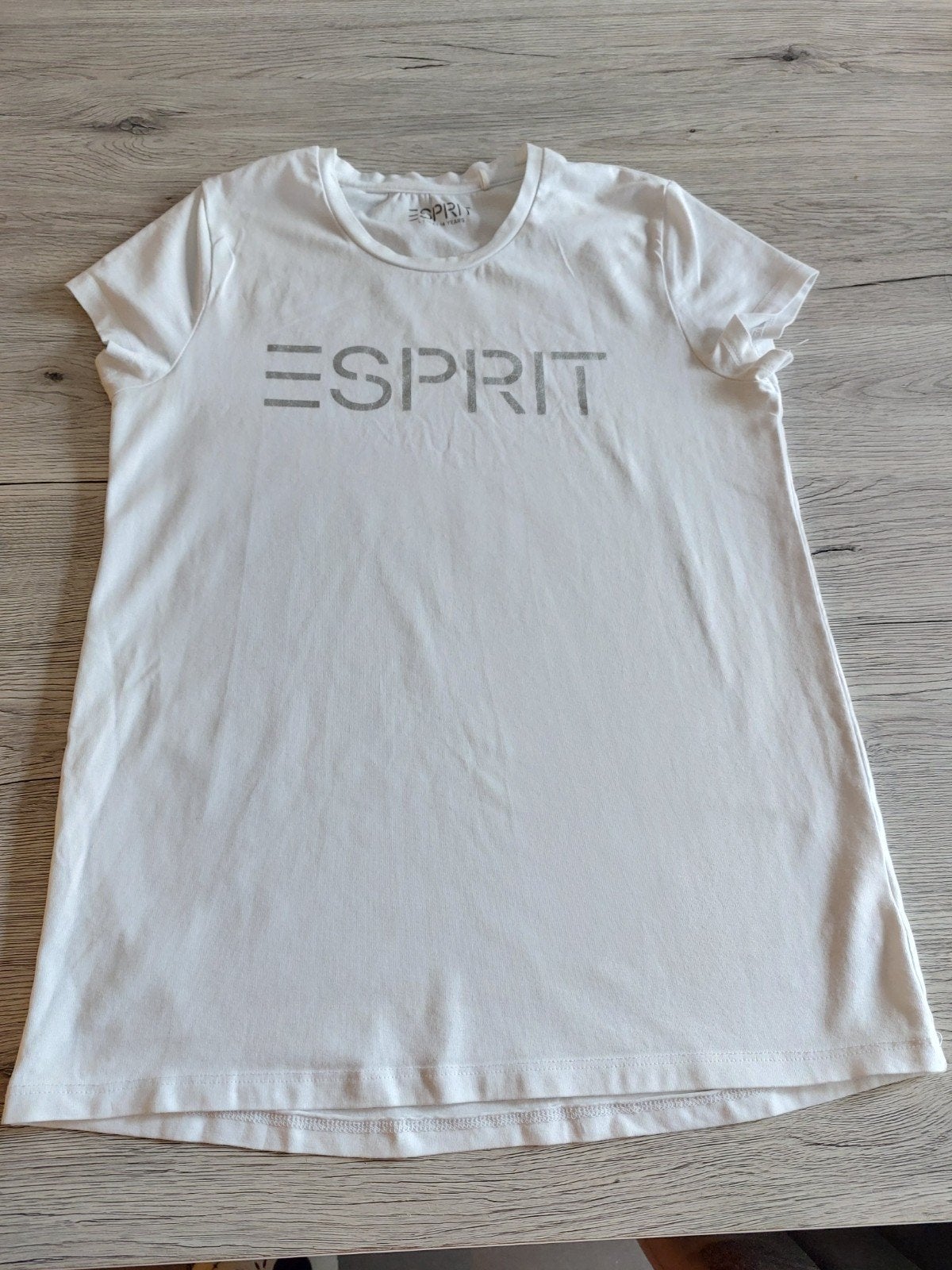 T-shirt Esprit blanc taille 14 ans très bon état, Ophalen, Meisje, Esprit, Overige typen