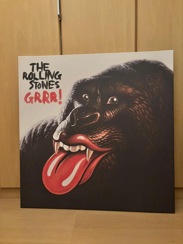 Canvas THE ROLLING STONES. GRRR!, Verzamelen, Ophalen, Zo goed als nieuw