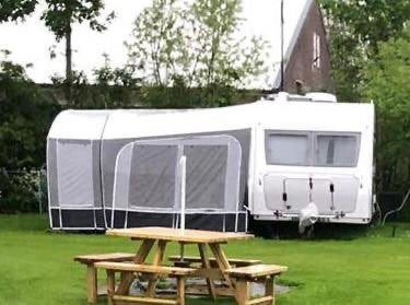 Kip Hyline 50TDB, Caravans en Kamperen, Rondzit, Kip, Frans bed, Luifel