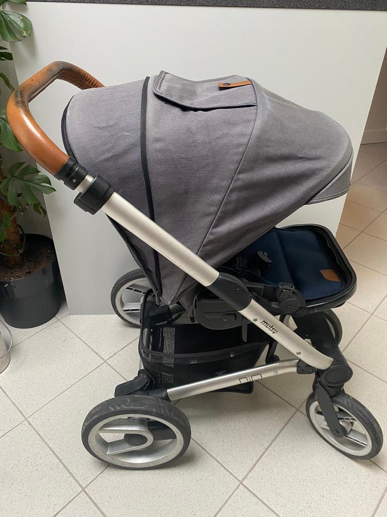 Musty Nio wandelwagen met wieg, Ophalen, Gebruikt, Kinderwagen, Mutsy