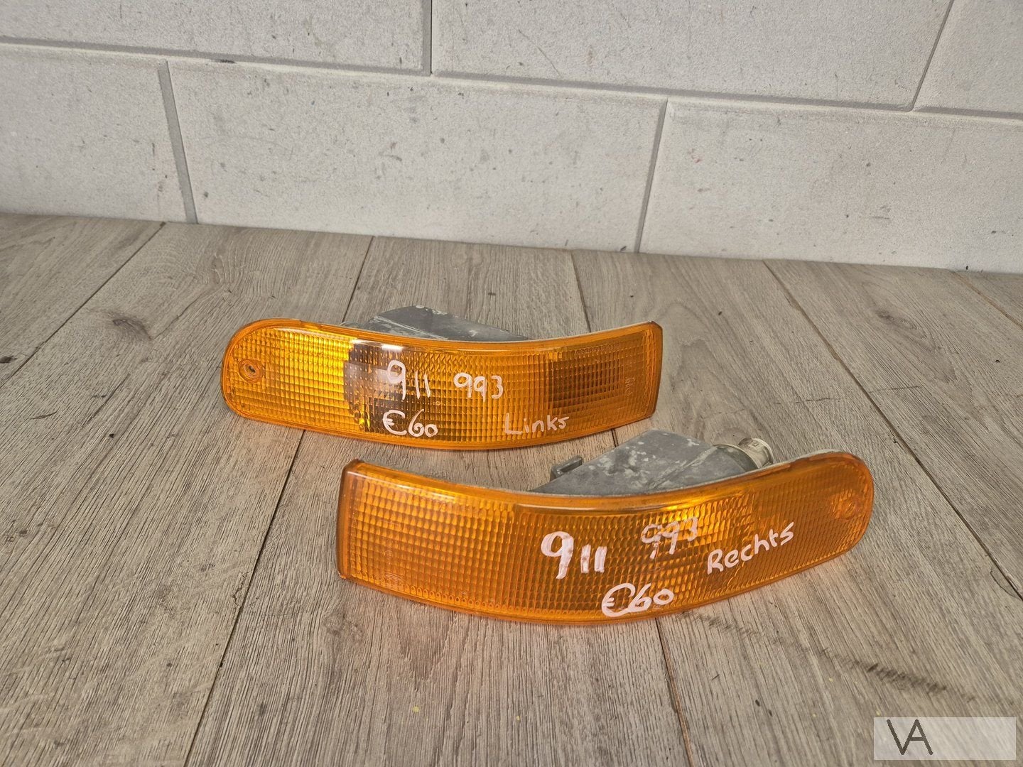 Porsche 911 993 knipperlicht links en rechts kleur ORANJE, Auto-onderdelen, Verlichting, Gebruikt, -, -, Porsche