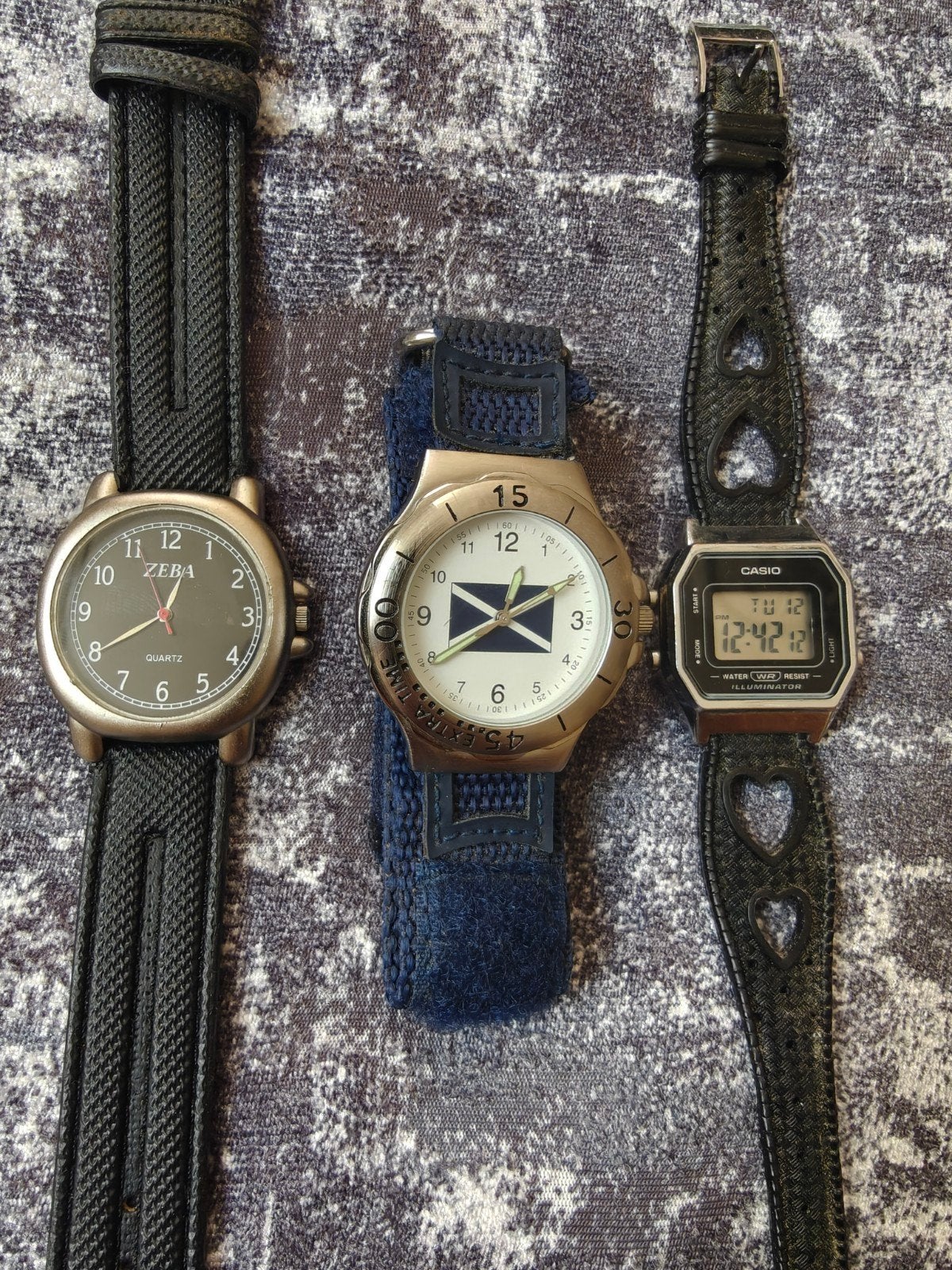 Lot de 3 montres, Antiquités & Art, Antiquités | Couverts, Enlèvement