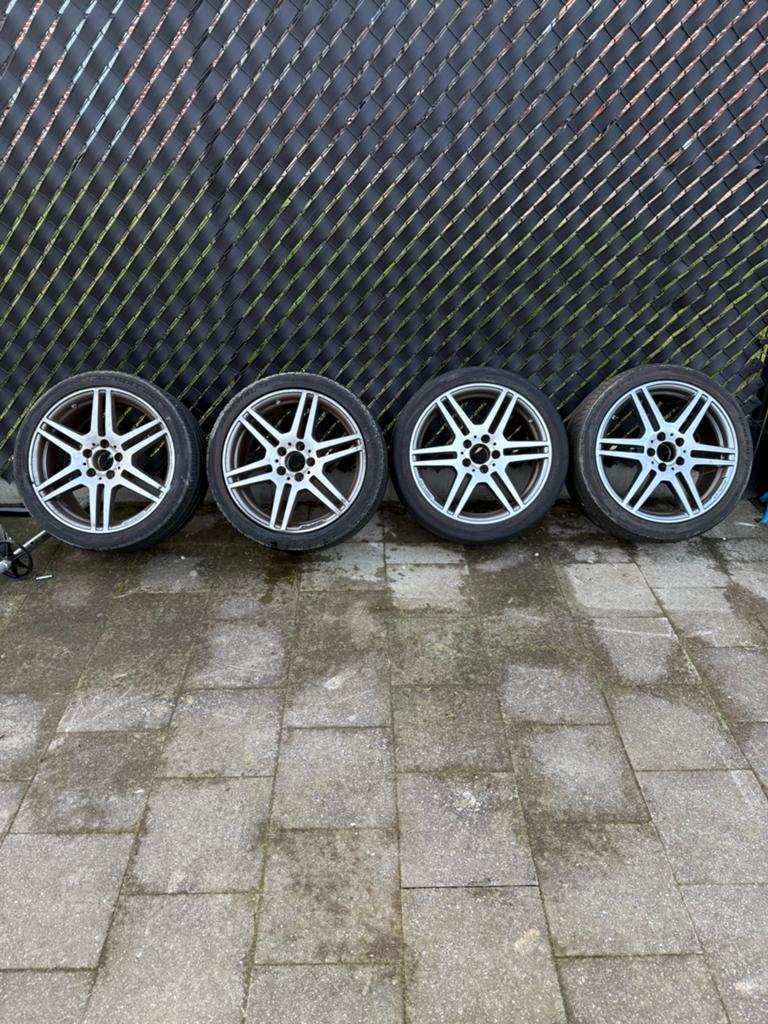 Amg breedset 18 inch, Auto-onderdelen, Banden en Velgen, Ophalen, 18 inch, Band(en)