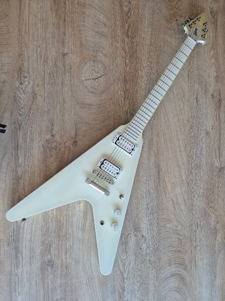 Gibson Flying V Snow falcon Limited, Musique & Instruments, Instruments à corde | Guitares | Électriques, Enlèvement, Comme neuf