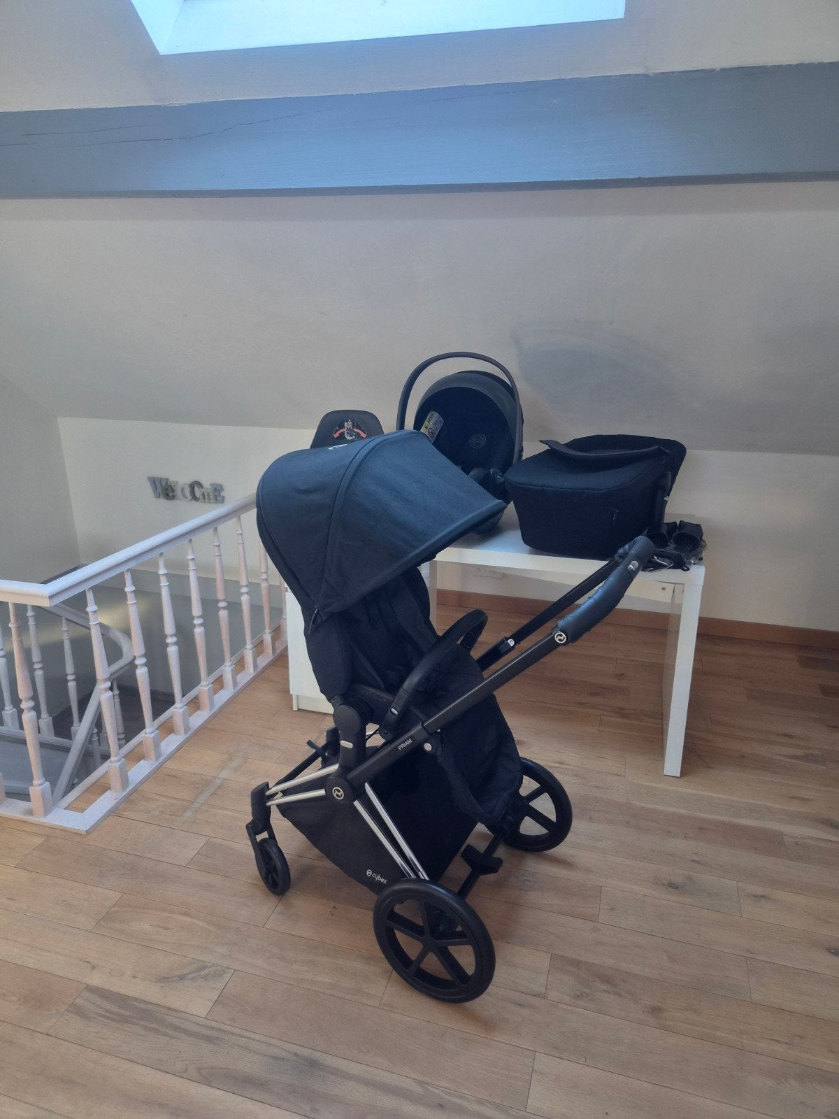 poussette Cybex Priam Black complète, Enlèvement, Comme neuf