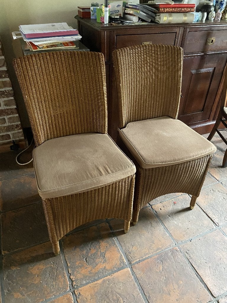 Stoelen Vincent Sheppard, Huis en Inrichting, Stoelen, Ophalen, Gebruikt, Bruin, Lloyd loom