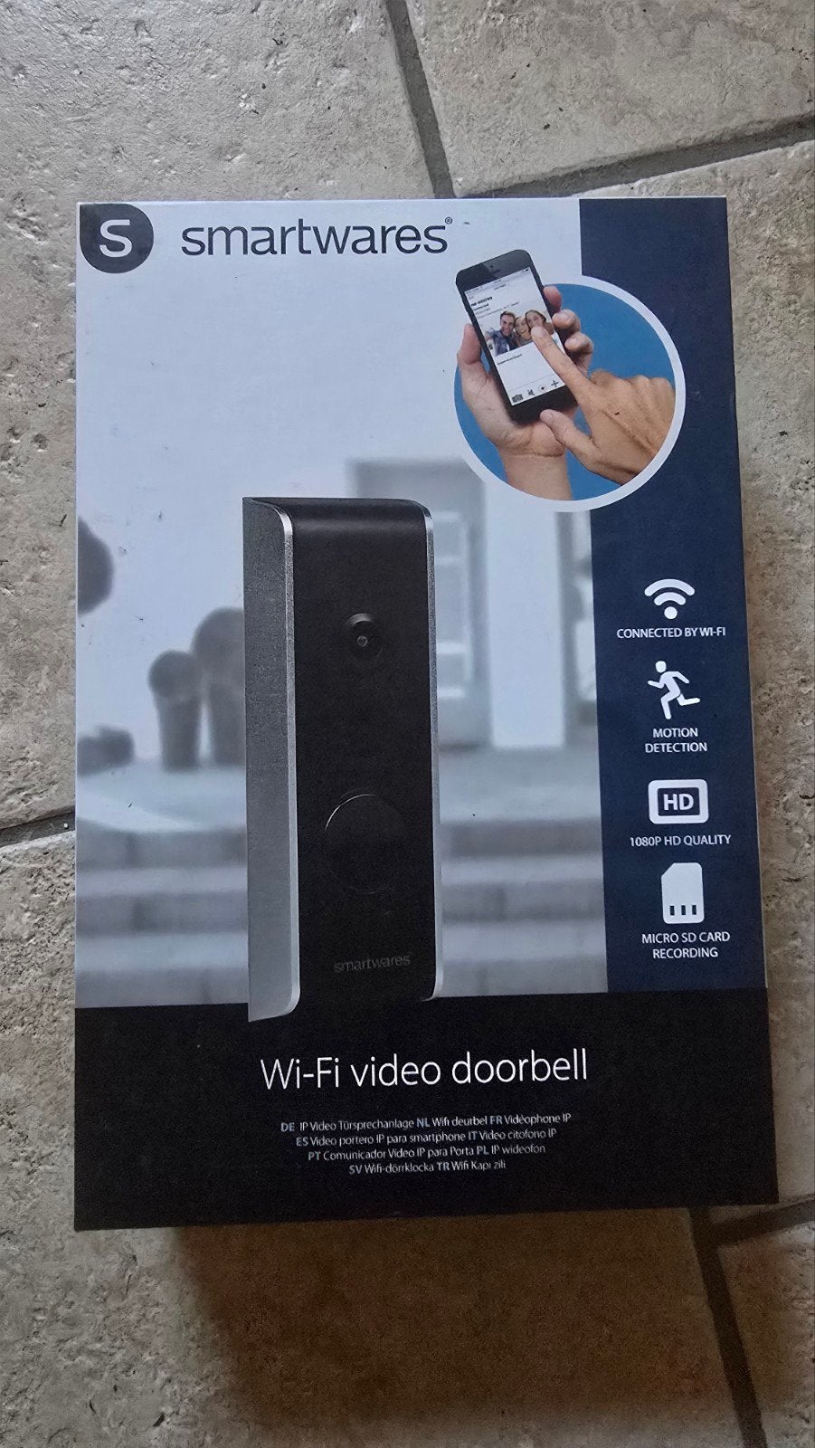 Smartwares DIC-23112. Sonnette vidéo, Enlèvement ou Envoi, Comme neuf, Caméra extérieure