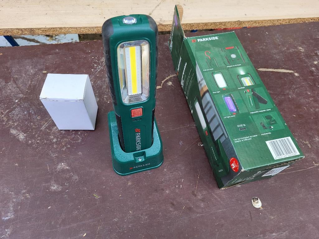 Bouw lamp met opledder, Ophalen