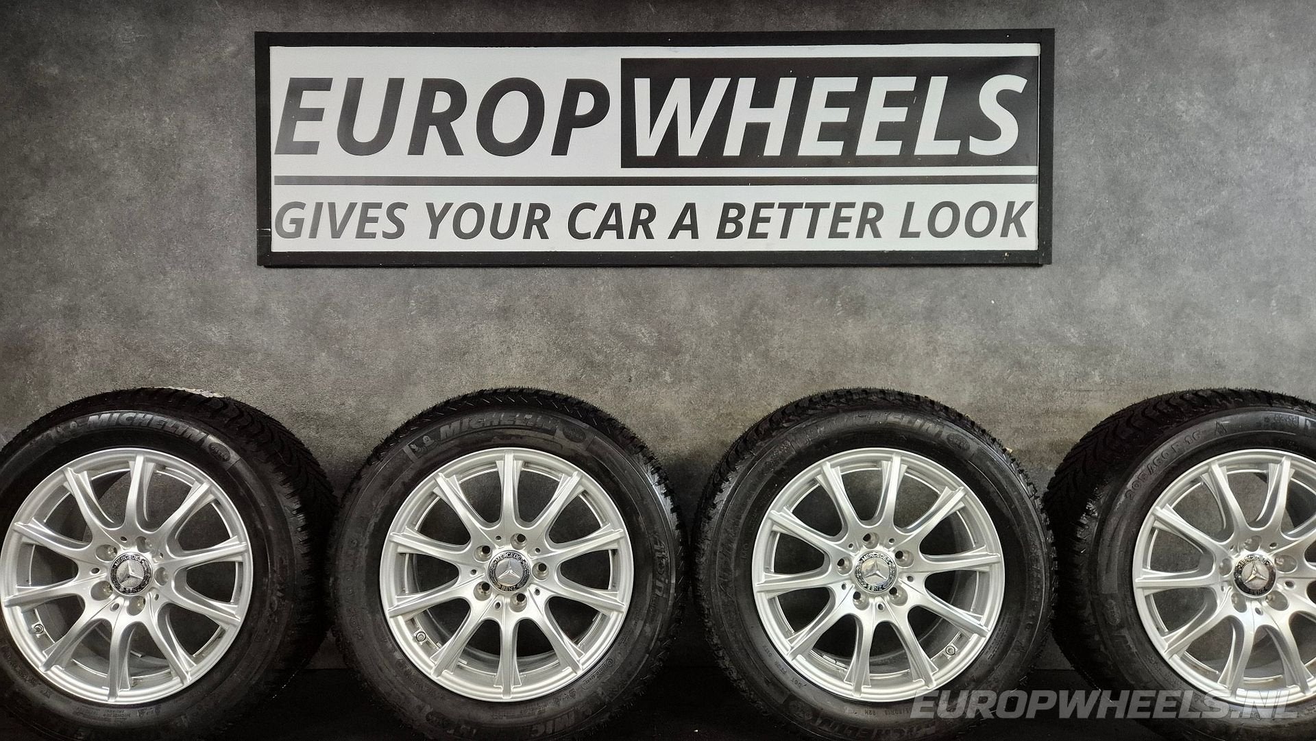 16 inch Mercedes C-Klasse W205 S205 velgen winterbanden, -, Banden en Velgen, Nieuw, -