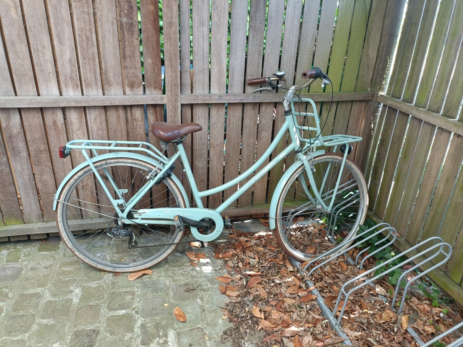 Lichtblauwe fiets, Fietsen en Brommers, Ophalen