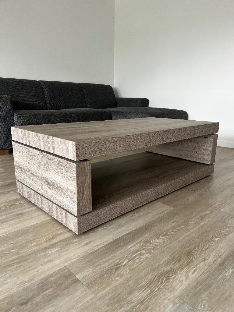 Salontafel hout, Maison & Meubles, Tables | Tables de salon, 100 à 150 cm, Moins de 50 cm, Enlèvement, Utilisé