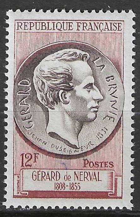 Frankrijk 1955 - Yvert 1043 - Gerard Labrunie (PF), Postzegels en Munten, Verzenden, Postfris