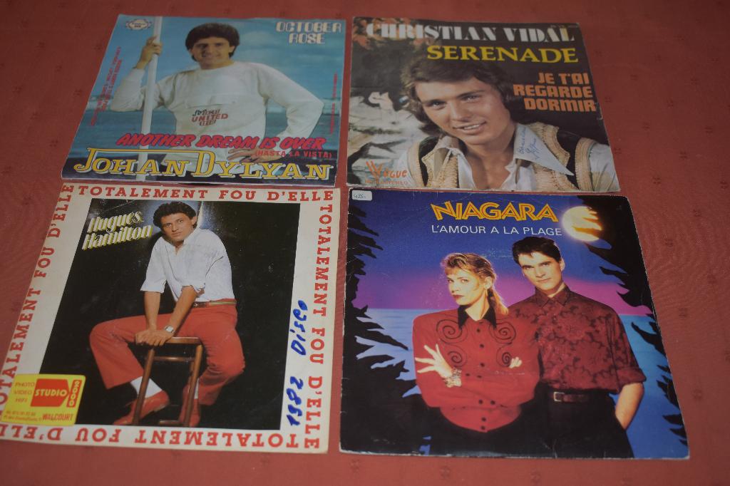 45t's voor wie fan is van Franse chansons, CD & DVD, Vinyles | Autres Vinyles, Enlèvement ou Envoi, 1970 - 1979, Comme neuf, 7 inch