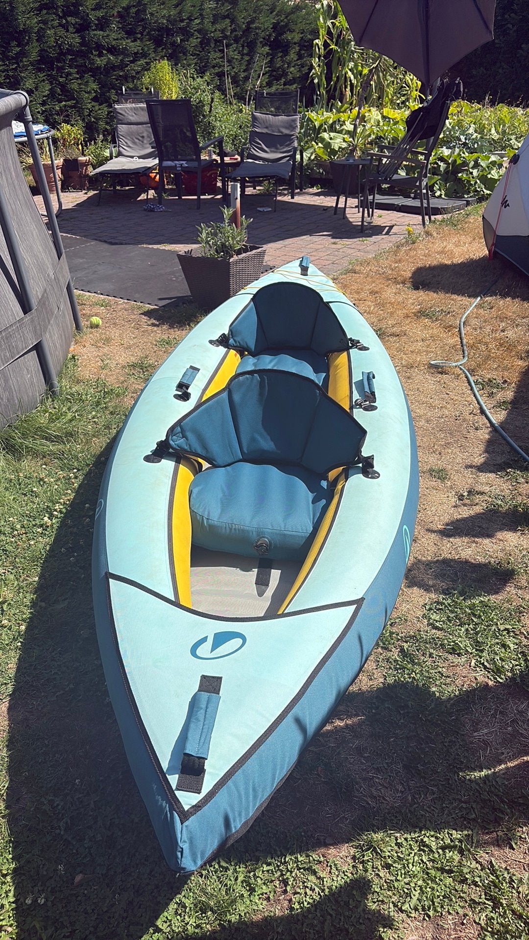 kajak/kano 100 Essential 1 tot 2 personen, Watersport en Boten, Ophalen, Zo goed als nieuw