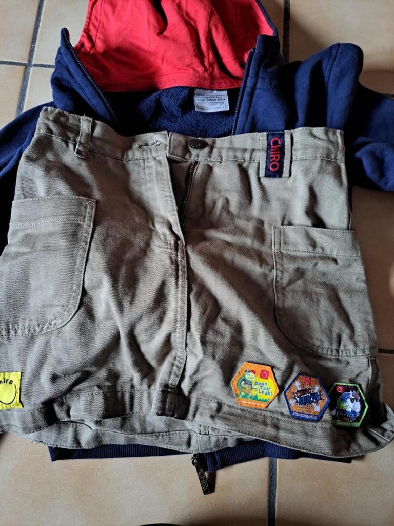 Chiro kleding, Ophalen