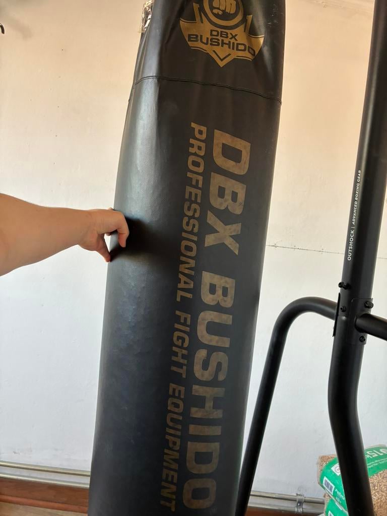 Sac de boxe avec pied, Enlèvement ou Envoi, Comme neuf, Sac de boxe