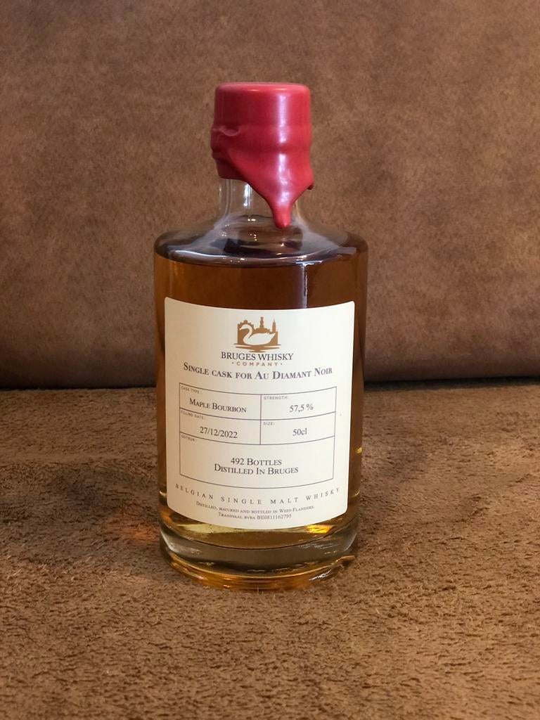 Bruges Whisky Company - Single Cask Maple Bourbon 57,5%, Verzamelen, Ophalen of Verzenden, Nieuw