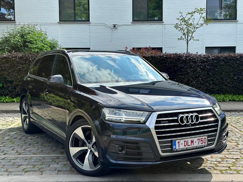 Audi Q7 3.0TDI S-Line 47.000km - Caméra 360 - 7 places!, Autos, Audi, Particulier, Q7, Caméra 360°, 4x4, ABS, Caméra de recul