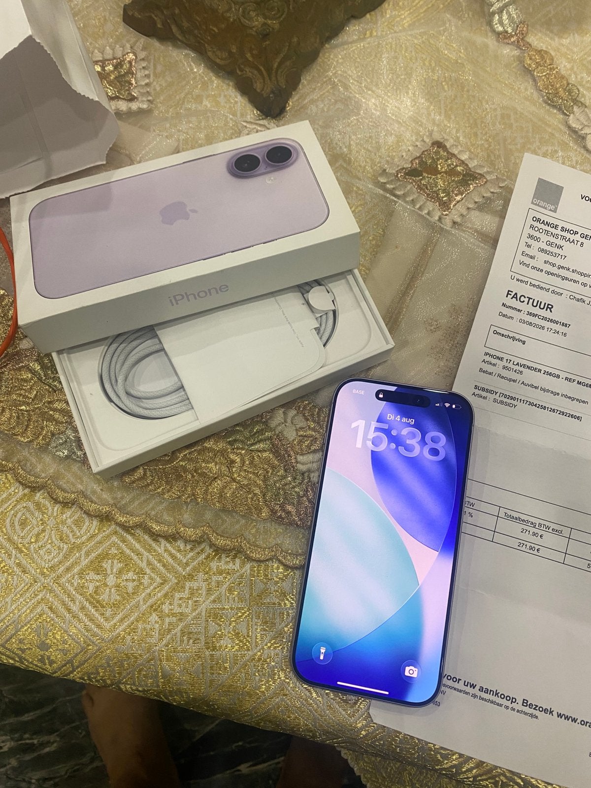 iPhone 17 licht paars  1 dage gebruikt  garantie vangisteren, Telecommunicatie, Mobiele telefoons | Apple iPhone, Ophalen, Zo goed als nieuw
