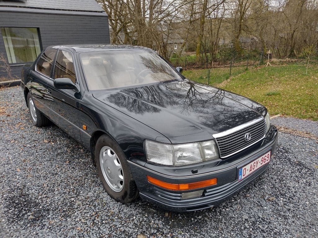 Lexus LS400 1990, Autos, Lexus, Cuir, Achat, Beige, 5 portes