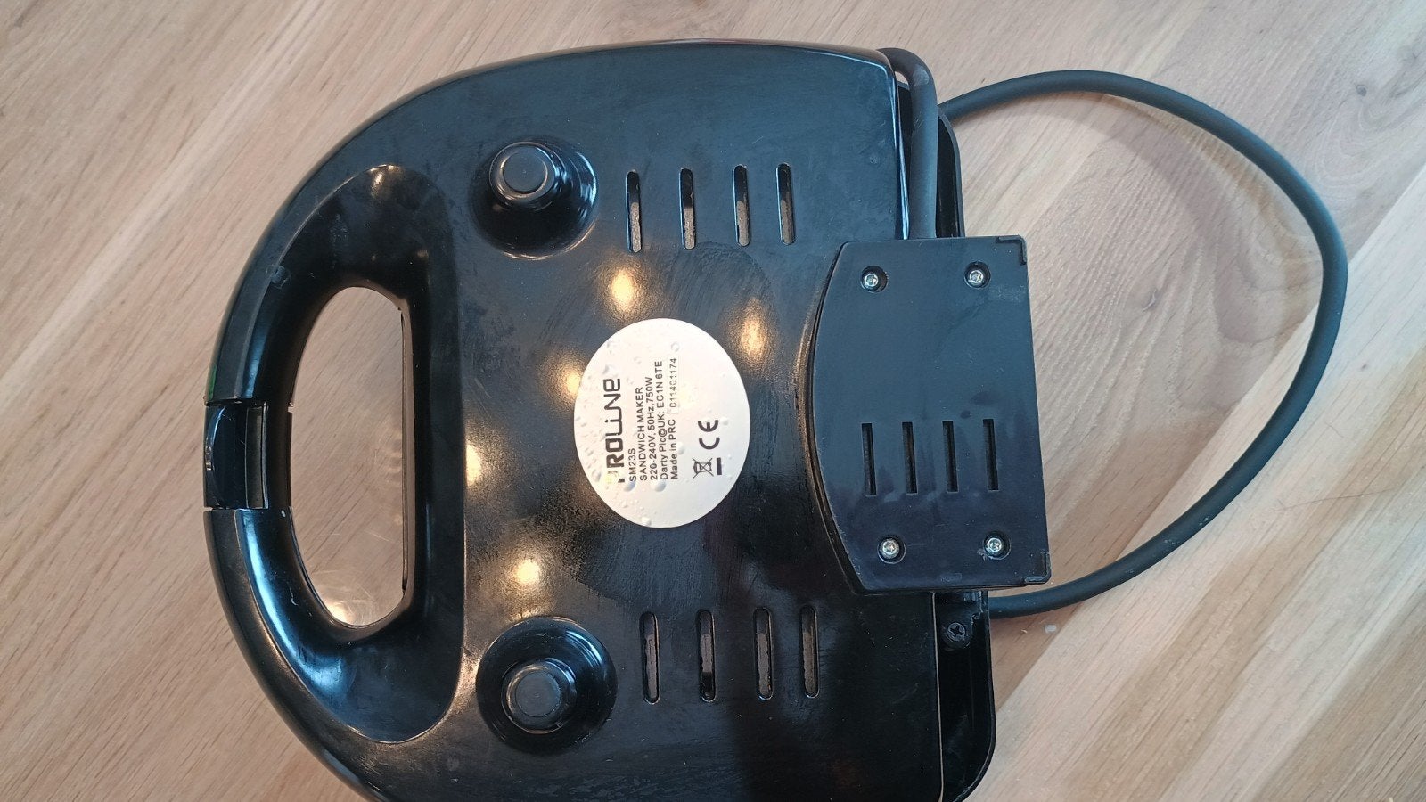 wafelijzer proline, Ophalen