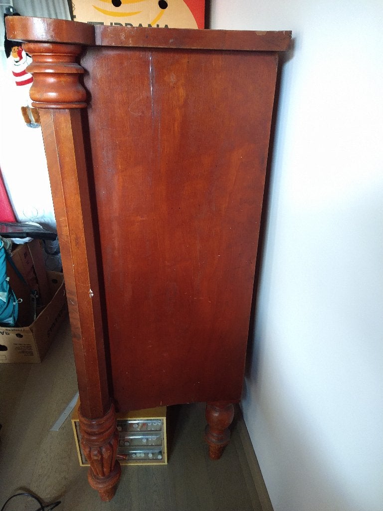 mid-19e-eeuwse-Victoriaanse-commode, Ophalen