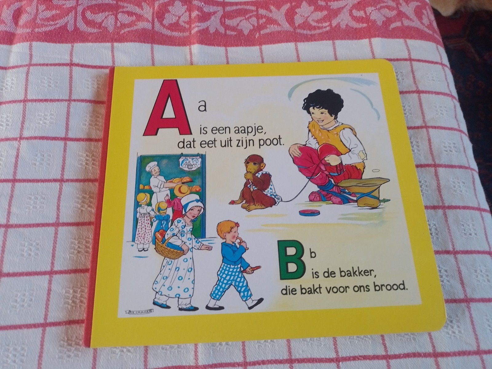 aan is een aapje dat eet uit zijn poot, Ophalen of Verzenden