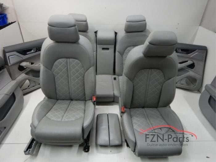 Audi A8 4H Interieur Nappaleer Leder Leren Titangrau Voorsto, Auto-onderdelen, Ophalen of Verzenden, Gebruikt
